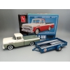 Plastikmodell – Auto 1:25 1960 Ford F-100 Pickup mit Anhänger – AMT1407